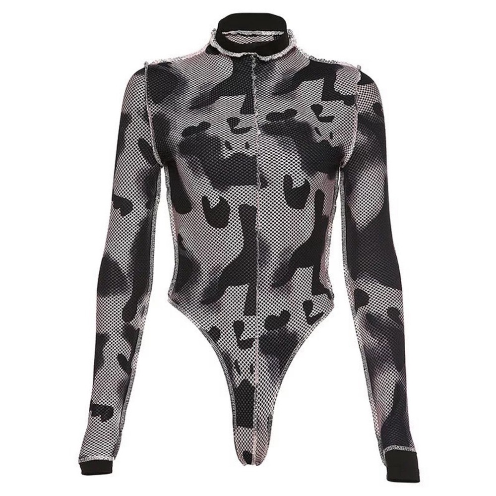 Mesh Army Bodysuit